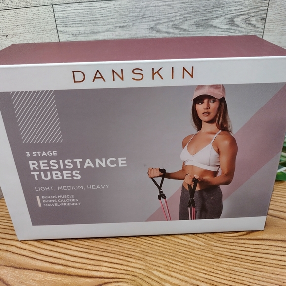 Danskin 3 Stage Resistance Tubes Light, Medium,Heavy Tubes - Picture 3 of 5